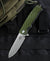 BESTECH GRAMPUS BG02B Green G10 Handle 3.47" D2 Blade