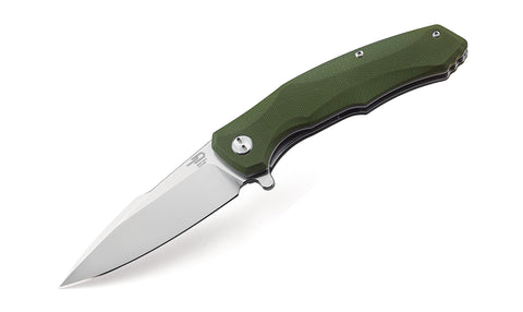 BESTECH WARWOLF BG04B Army green G10 Handle 3.5" D2 Blade