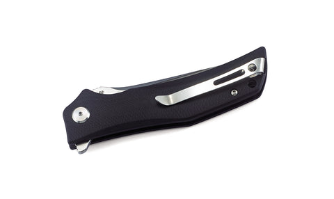 BESTECH SCIMITAR BG05A-1 Black G10 Handle 3.5" D2 Blade