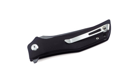 BESTECH SCIMITAR BG05A-2 Black G10 Handle 3.5" D2 Blade