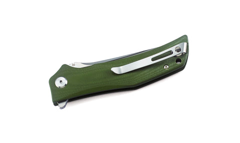 BESTECH SCIMITAR BG05B-1 Army Green G10 Handle 3.5" D2 Blade