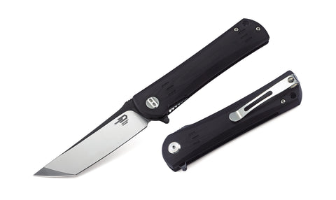 BESTECH KENDO BG06A-2 Black G10 Handle 3.5" D2 Blade