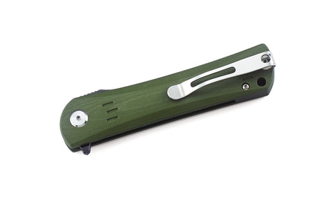 BESTECH KENDO BG06B-2 Army Green G10 Handle 3.5" D2 Blade