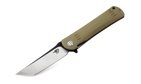 BESTECH KENDO BG06C-2 Beige G10 Handle 3.5" D2 Blade
