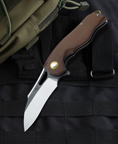 BESTECH RHINO BG08B-2 3.35" 154CM Blade G10 Handle