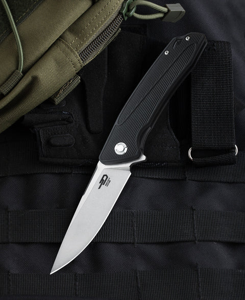 BESTECH SPIKE Nylon+Glass Fiber Handle: 3.54" 12C27 Blade BG09A-2