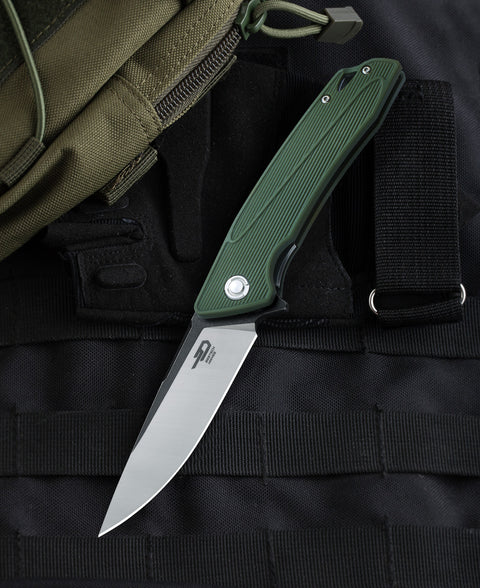 BESTECH SPIKE Nylon+Glass Fiber Handle: 3.54" 12C27 Blade BG09B-1