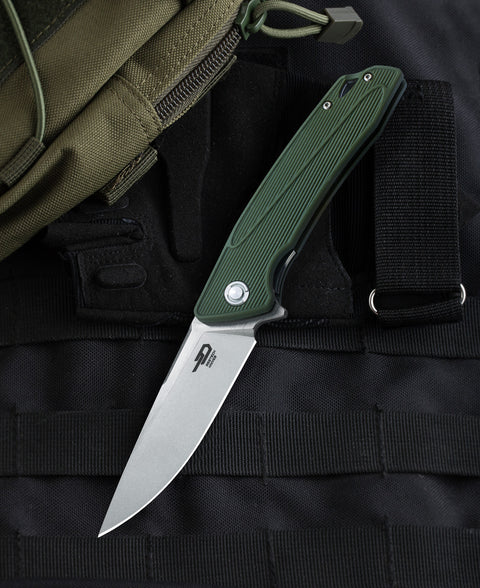 BESTECH SPIKE Nylon+Glass Fiber Handle: 3.54" 12C27 Blade BG09B-2