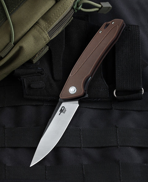 BESTECH SPIKE Nylon+Glass Fiber Handle: 3.54" 12C27 Blade BG09C-1