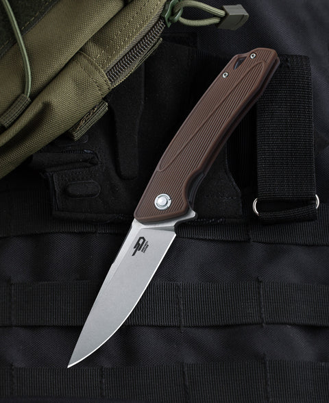 BESTECH SPIKE Nylon+Glass Fiber Handle: 3.54" 12C27 Blade BG09C-2
