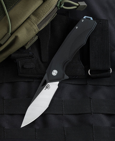 BESTECH TOUCAN G10 Handle: 3.47" D2 Blade BG14A-2
