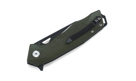 BESTECH TOUCAN G10 Handle: 3.47" D2 Blade BG14B-2