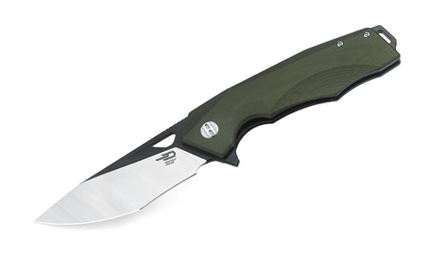 BESTECH TOUCAN G10 Handle: 3.47" D2 Blade BG14B-2