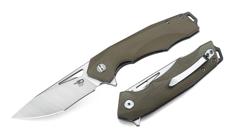 BESTECH TOUCAN G10 Handle: 3.47" D2 Blade BG14C-1