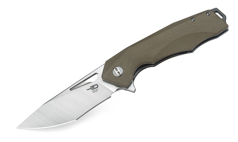 BESTECH TOUCAN G10 Handle: 3.47" D2 Blade BG14C-1