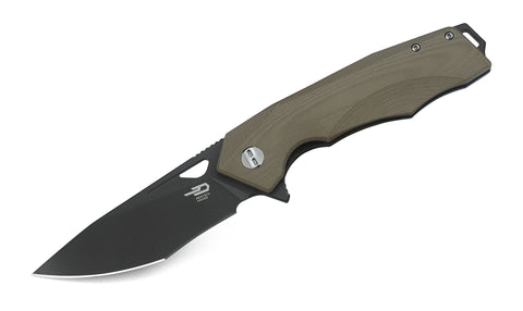 BESTECH TOUCAN G10 Handle: 3.47" D2 Blade BG14C-2