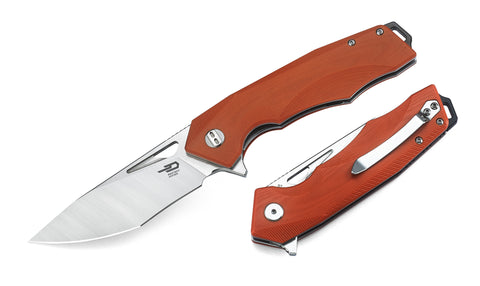 BESTECH TOUCAN G10 Handle: 3.47" D2 Blade BG14D-1
