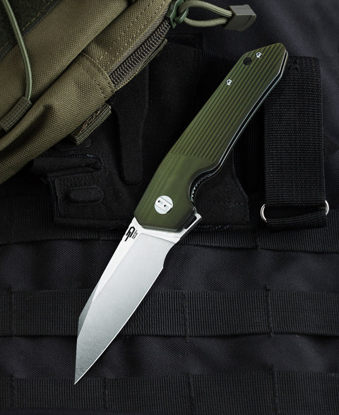 BESTECH BARRACUDA G10 Handle: 3.43" D2 Blade BG15B-1