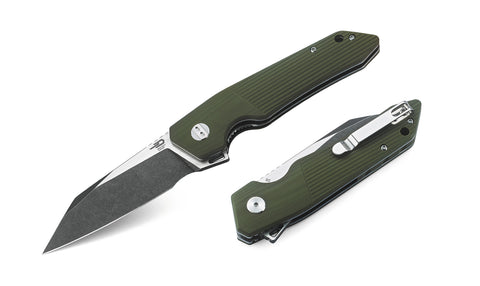 BESTECH BARRACUDA G10 Handle: 3.43" D2 Blade BG15B-2