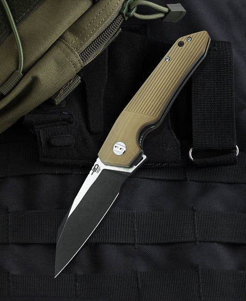 BESTECH BARRACUDA G10 Handle: 3.43" D2 Blade BG15C-2
