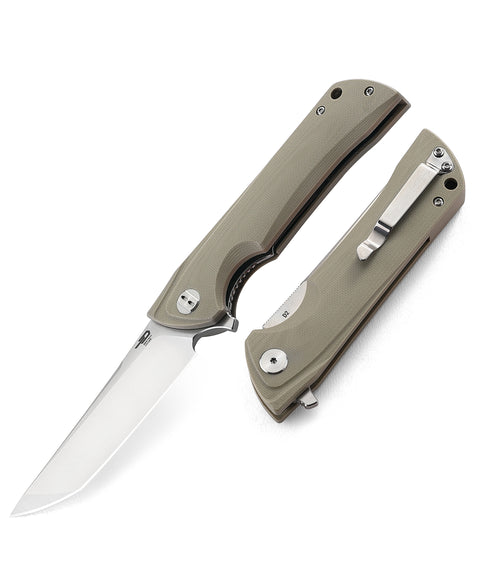BESTECH PALADIN G10 Handle: 3.54" D2 Blade BG16B-1