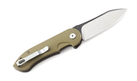 BESTECH TORPEDO G10 Handle: 3.21" D2 Blade BG17B-2