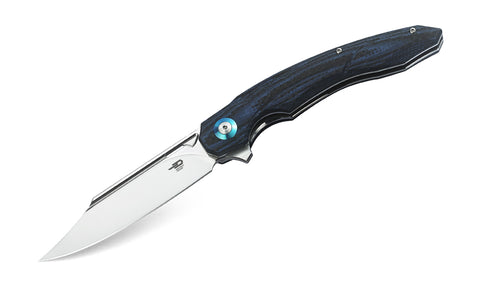 BESTECH FANGA BG18E Interlayer with Carbon Fiber and G10 Handle 4.25" D2 Blade