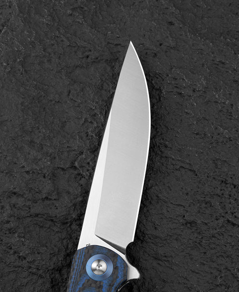 BESTECH ASCOT BG19C Interlayer with Carbon Fiber and G10 Handle 3.82" D2 Blade
