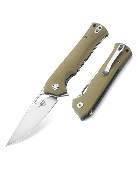 BESTECH MUSKIE BG20C-1 3.54" D2 Blade G10 Handle