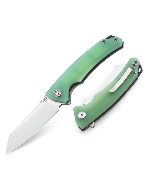 BESTECH TEXEL G10 Handle: 3.23" D2 Blade BG21B-1