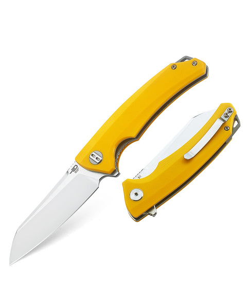 BESTECH TEXEL G10 Handle: 3.23" D2 Blade BG21C-1