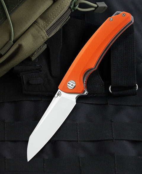 BESTECH TEXEL G10 Handle: 3.23" D2 Blade BG21D-1