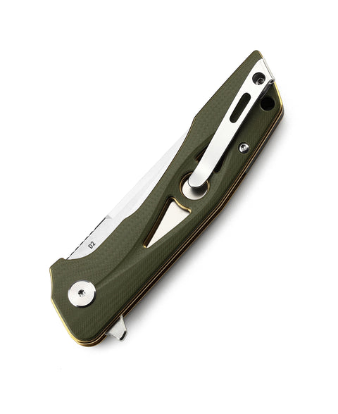 BESTECH EYE OF RA G10 Handle: 3.39" D2 Blade BG23B