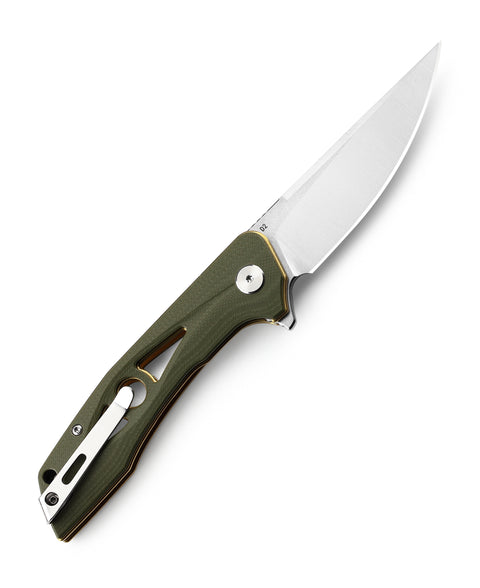 BESTECH EYE OF RA G10 Handle: 3.39" D2 Blade BG23B