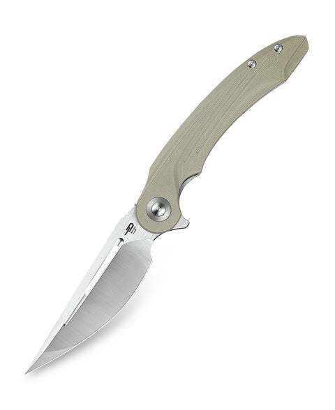 BESTECH IRIDA BG25B: G10 Handle 3.82" 14C28N Blade