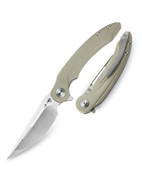 BESTECH IRIDA BG25B: G10 Handle 3.82" 14C28N Blade