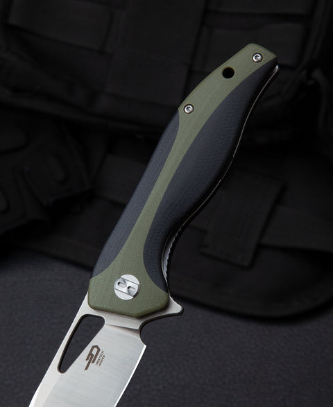 BESTECH KOMODO G10 Handle: 3.35" D2 Blade BG26A