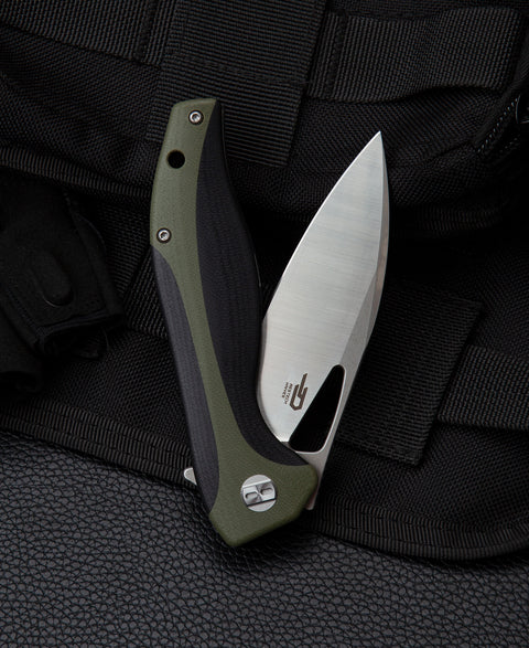 BESTECH KOMODO G10 Handle: 3.35" D2 Blade BG26A