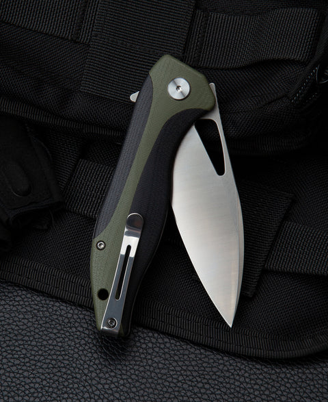BESTECH KOMODO G10 Handle: 3.35" D2 Blade BG26A