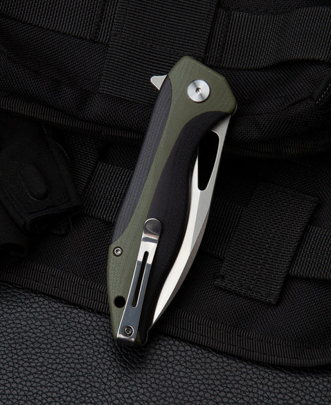 BESTECH KOMODO G10 Handle: 3.35" D2 Blade BG26A