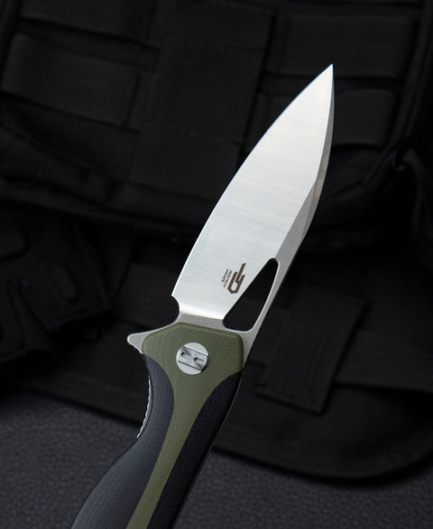 BESTECH KOMODO G10 Handle: 3.35" D2 Blade BG26A