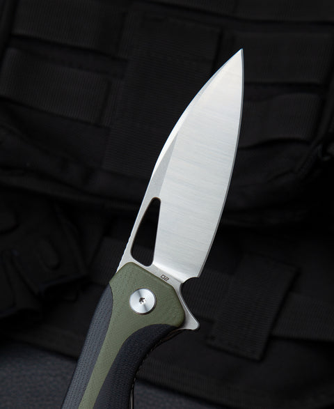 BESTECH KOMODO G10 Handle: 3.35" D2 Blade BG26A