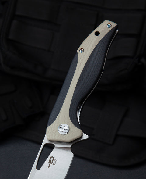 BESTECH KOMODO G10 Handle: 3.35" D2 Blade BG26B