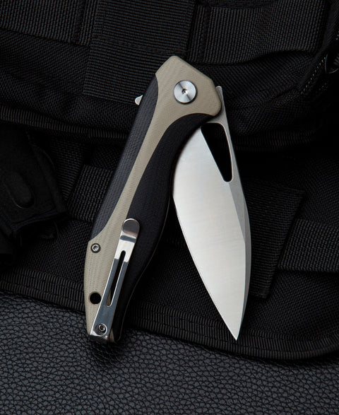 BESTECH KOMODO G10 Handle: 3.35" D2 Blade BG26B