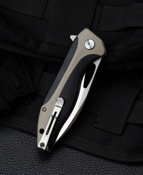 BESTECH KOMODO G10 Handle: 3.35" D2 Blade BG26B