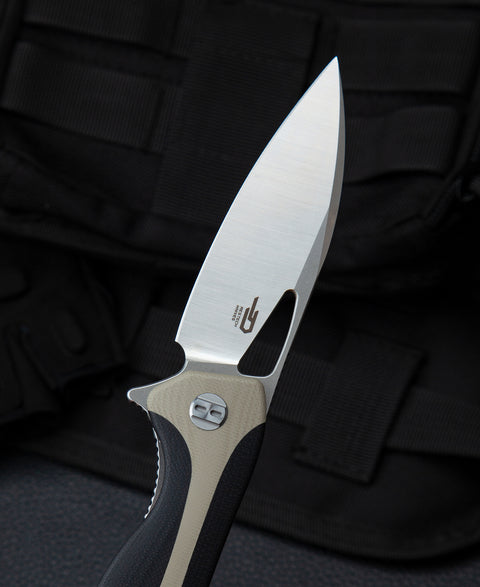 BESTECH KOMODO G10 Handle: 3.35" D2 Blade BG26B
