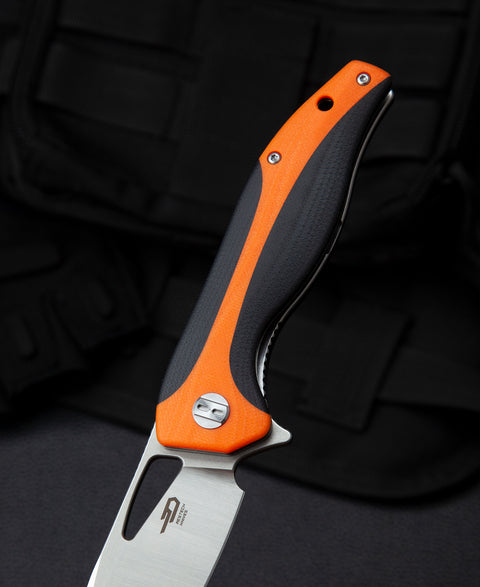 BESTECH KOMODO G10 Handle: 3.35" D2 Blade BG26C