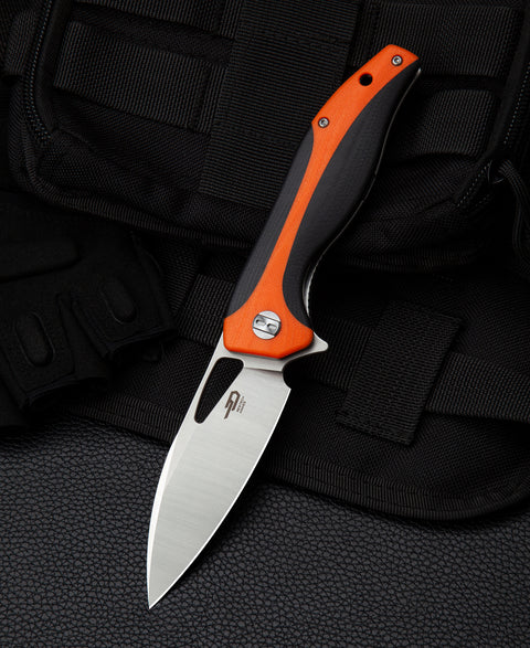 BESTECH KOMODO G10 Handle: 3.35" D2 Blade BG26C