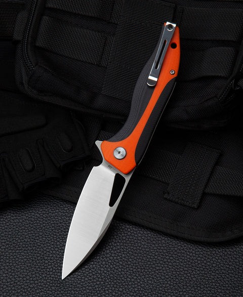 BESTECH KOMODO G10 Handle: 3.35" D2 Blade BG26C