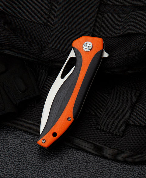 BESTECH KOMODO G10 Handle: 3.35" D2 Blade BG26C